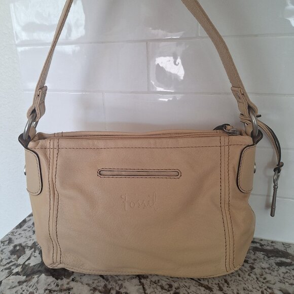 Fossil leather tote bag - Picture 1 of 14